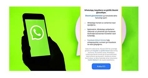 whatsapp gizlilik sözleşmesi kabul etme